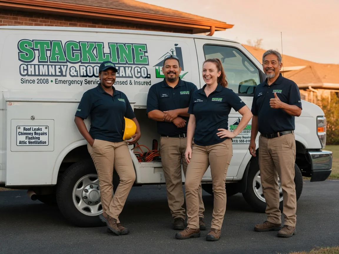 Chimney flashing repair company in Maitland, MO